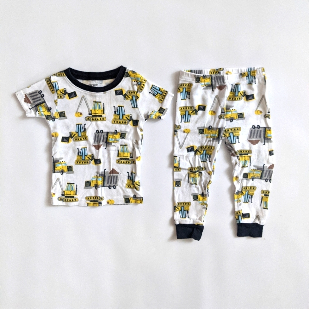 Carter's Construction Truck Pajamas 2-piece Set